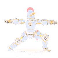 The armour figure in Warrior II